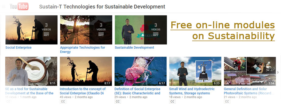 Free on-line modules on Sustainability Free on-line modules on Sustainability